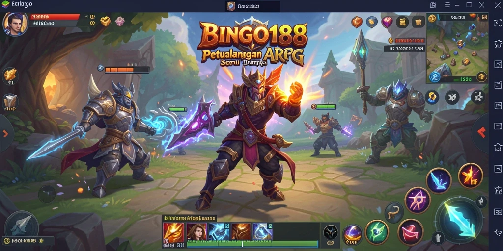 Tangkapan layar gameplay menakjubkan dalam BINGO188 yang menggambarkan pertarungan dinamis.
