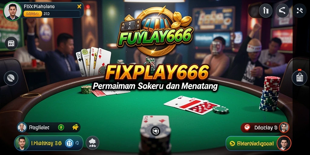 Screenshot dari gameplay poker yang seru di FIXPLAY666.