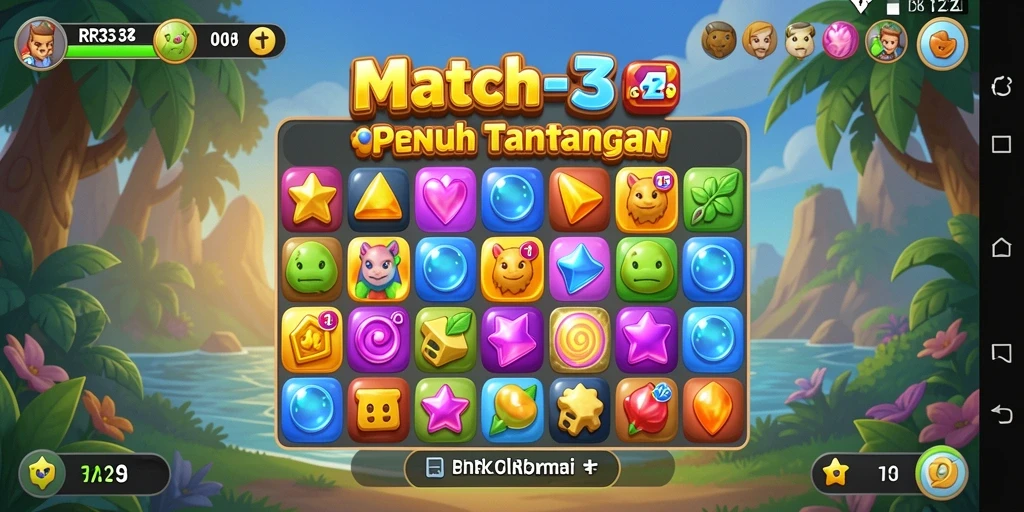 Menampilkan gameplay seru dan menantang dari RR33.