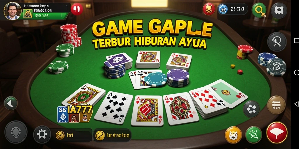 Tampilan gameplay Gaple yang menarik di SIA777.