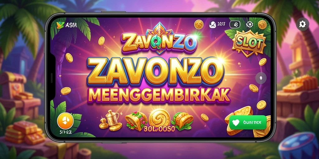 Screenshot utama ZAVONZO menampilkan pengalaman gameplay Slot yang menarik.